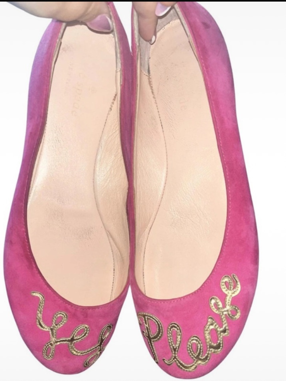 Kate Spade "Yes Please" Magenta
Suede Ballet Flats - Size 8M